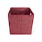 John Louis Home Fabric Bins, Tweed, Burgandy, 11 in W BIN-C-T04 - alternate 4